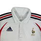 Adidas Vintage white France FFF Polo Shirt