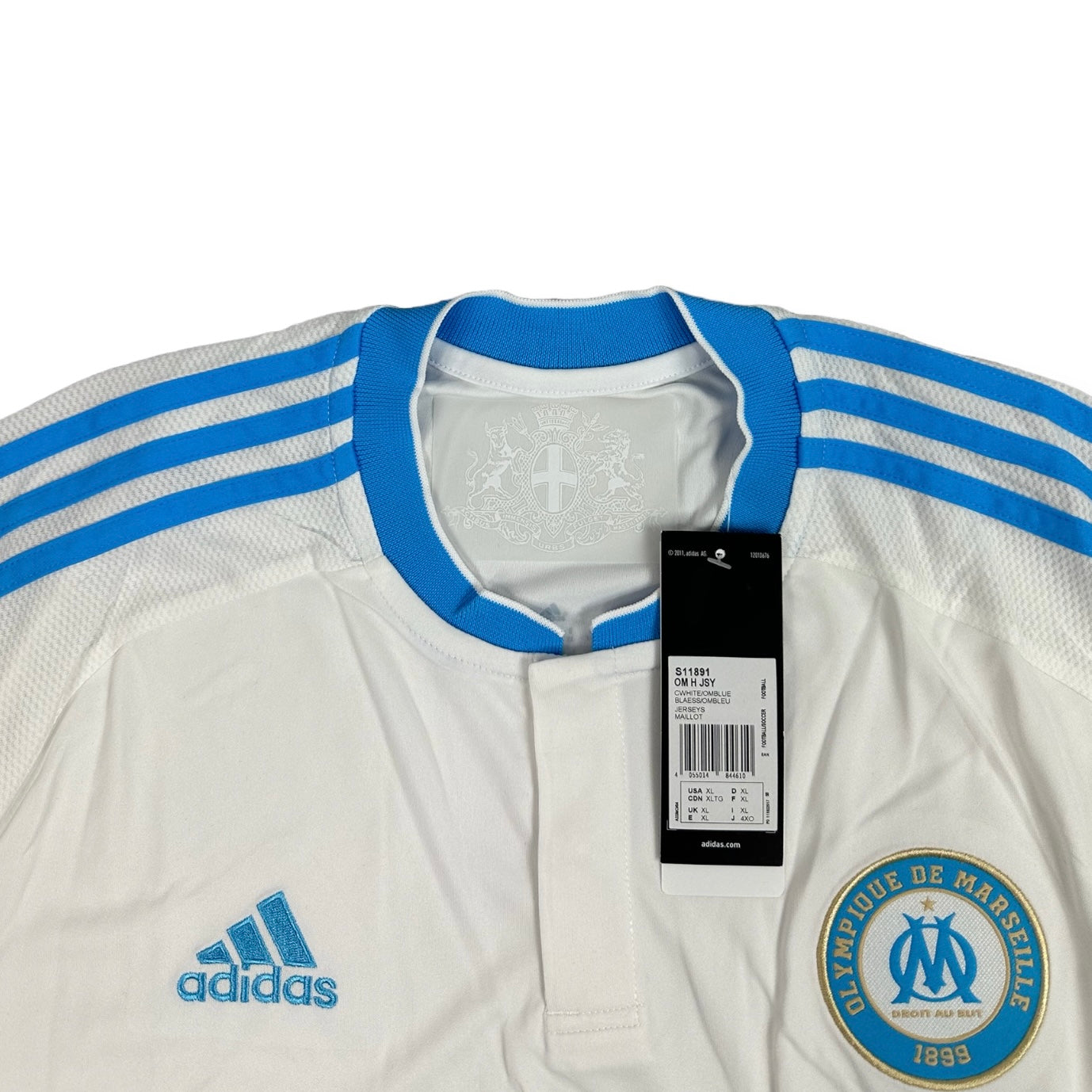 Adidas Vintage babyblue Olympique Marseille Jersey 2015/16