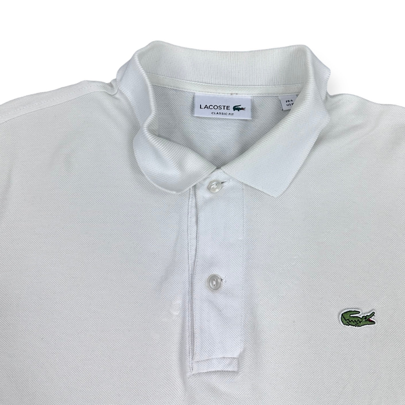 Lacoste Vintage white Polo Shirt