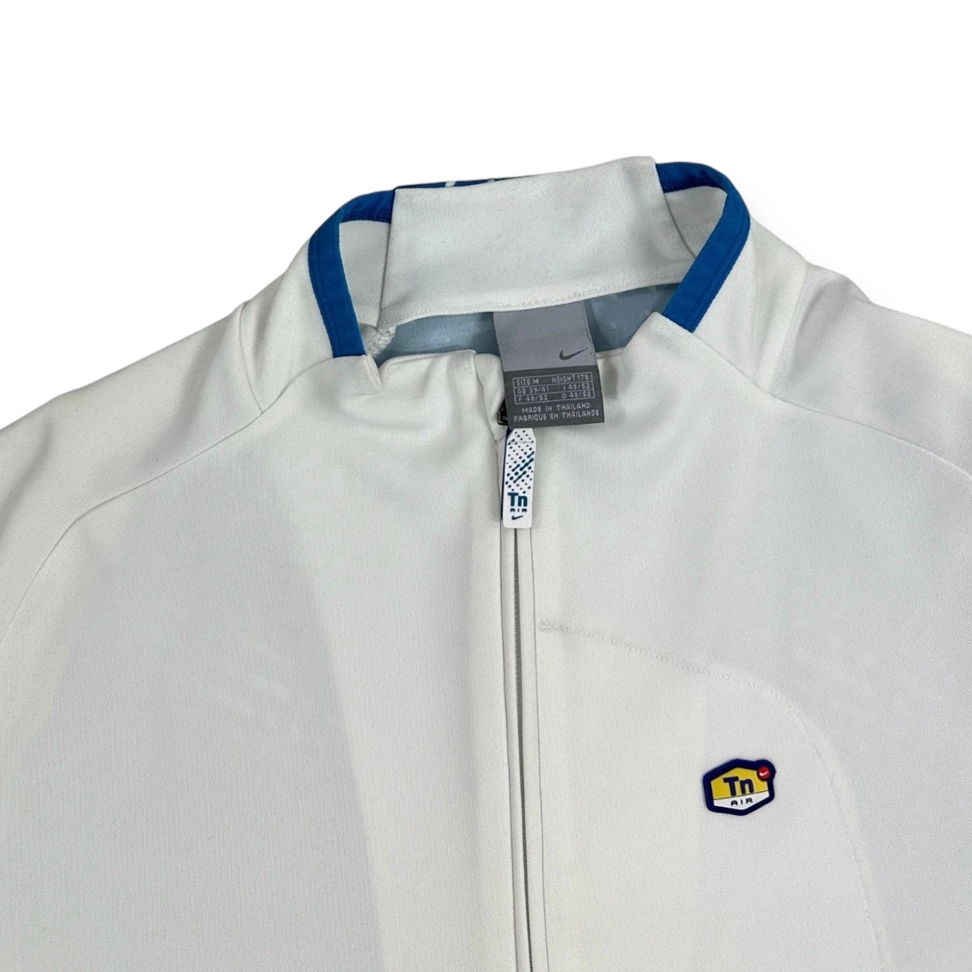 Nike TN Vintage white half Zip Shirt