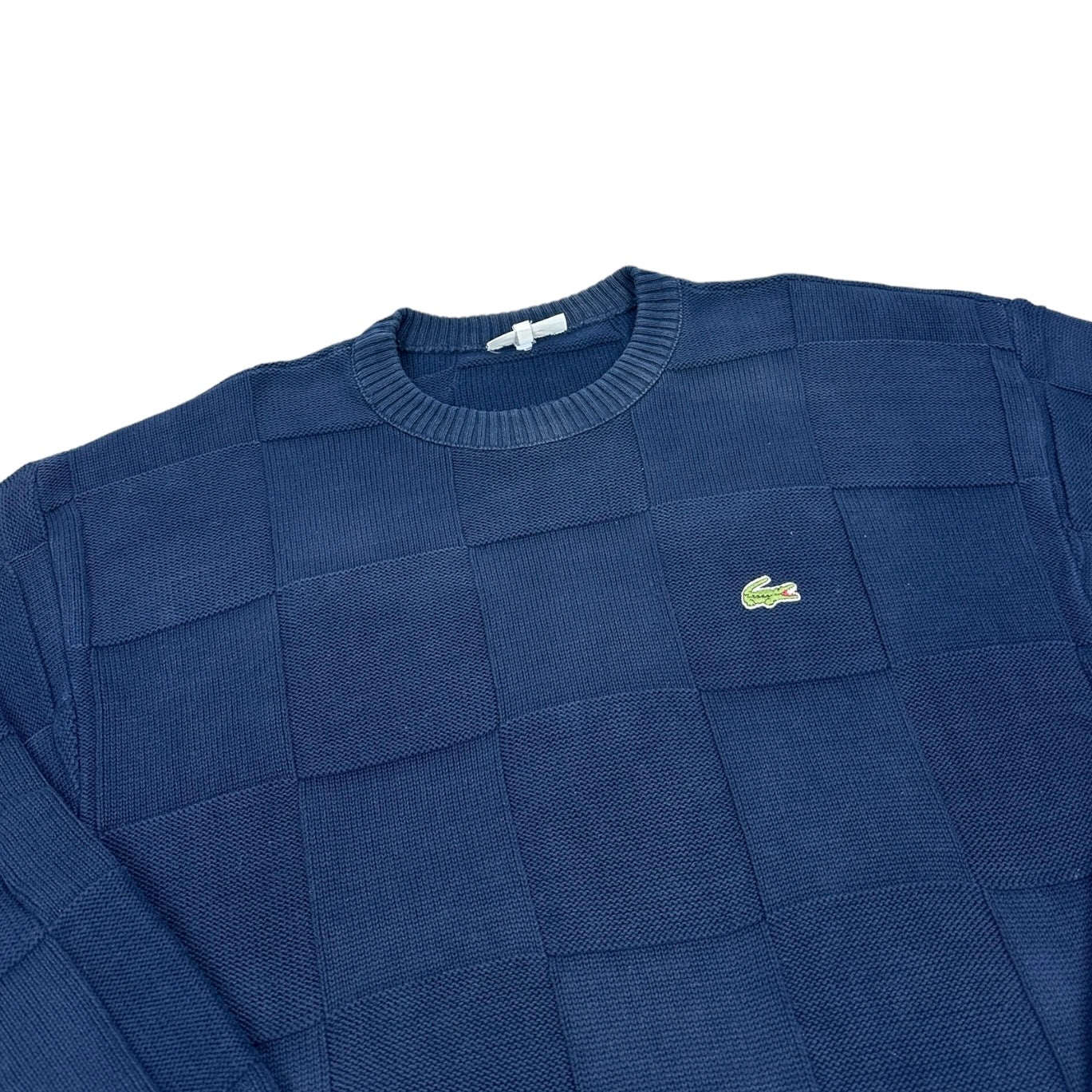 Lacoste Vintage navy blue knit Sweatshirt