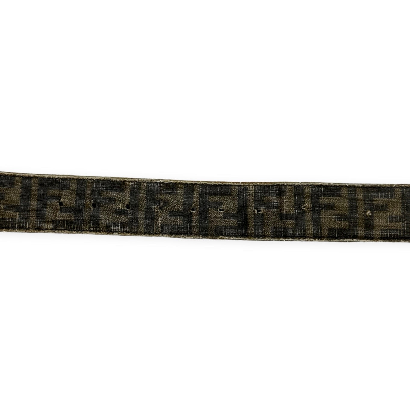 Fendi Vintage monogram leather belt