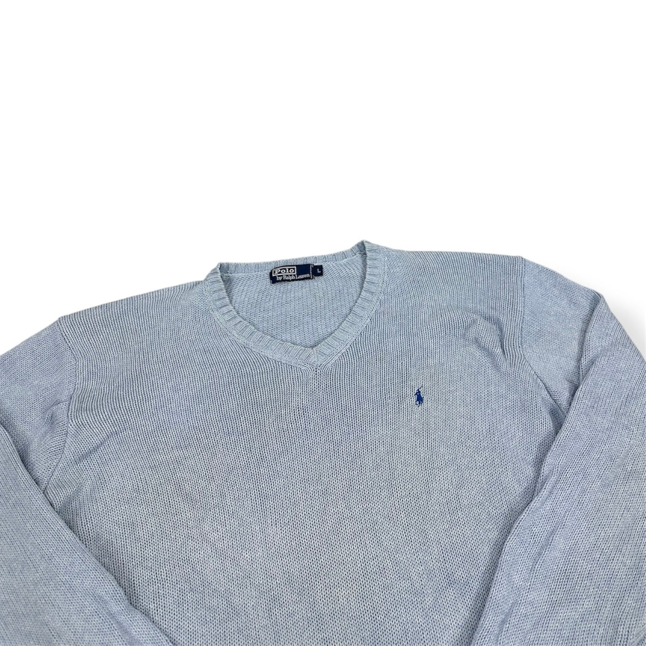 Polo Ralph Lauren Vintage babyblue knit Sweatshirt