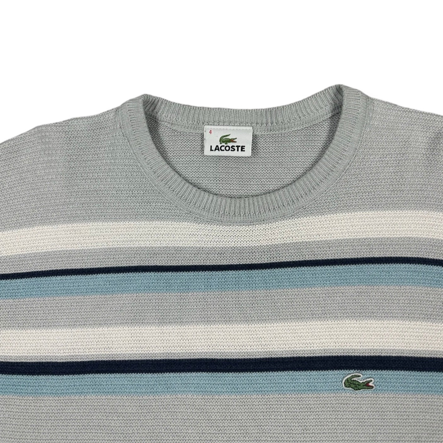 Lacoste Vintage grey knit Sweatshirt