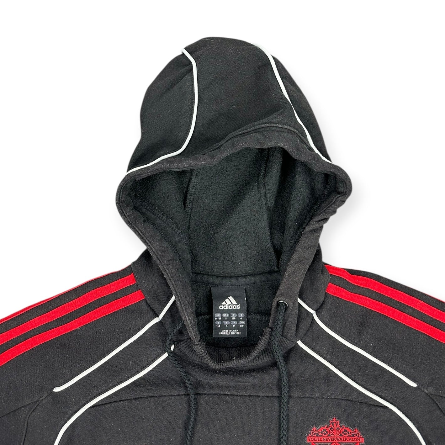 Adidas Vintage black FC Liverpool Hoodie 2010/12
