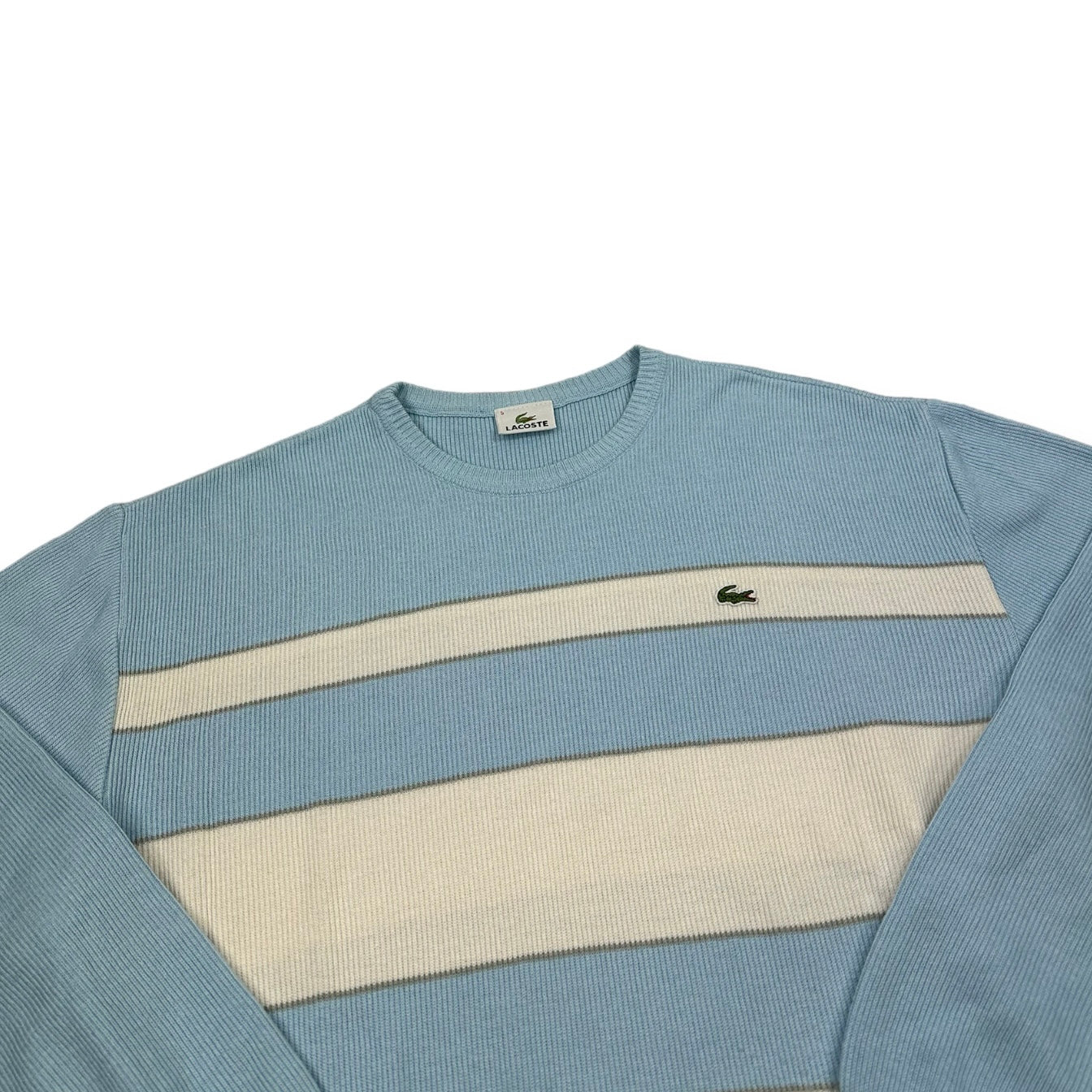 Lacoste Vintage babyblue knit Sweatshirt