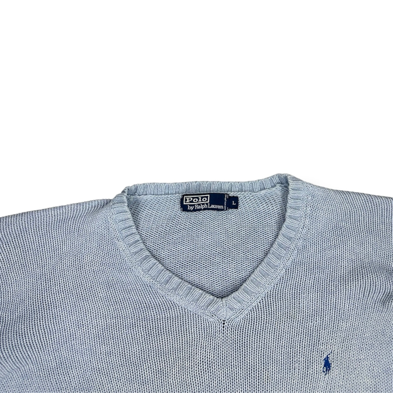 Polo Ralph Lauren Vintage babyblue knit Sweatshirt