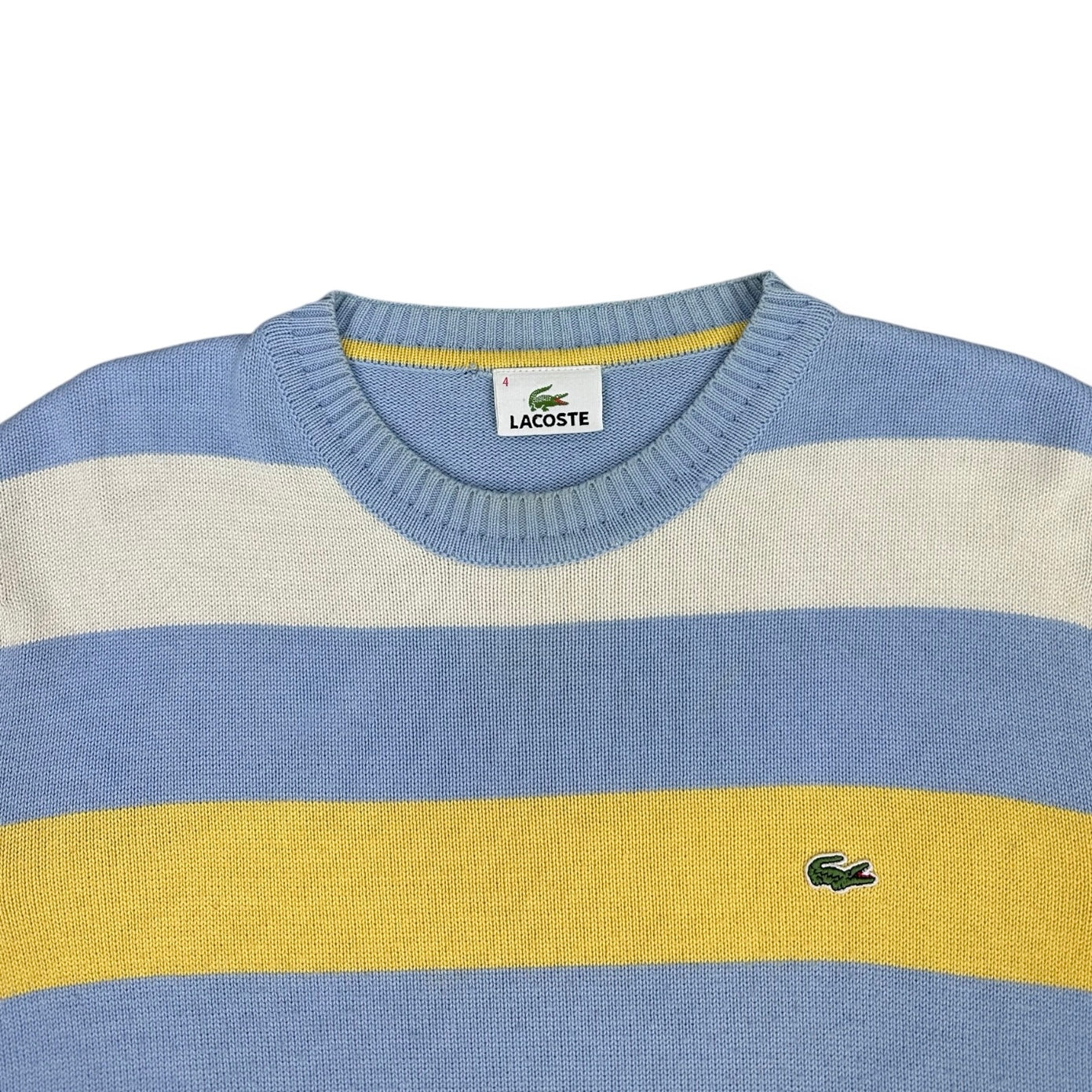 Lacoste Vintage babyblue knit Sweatshirt