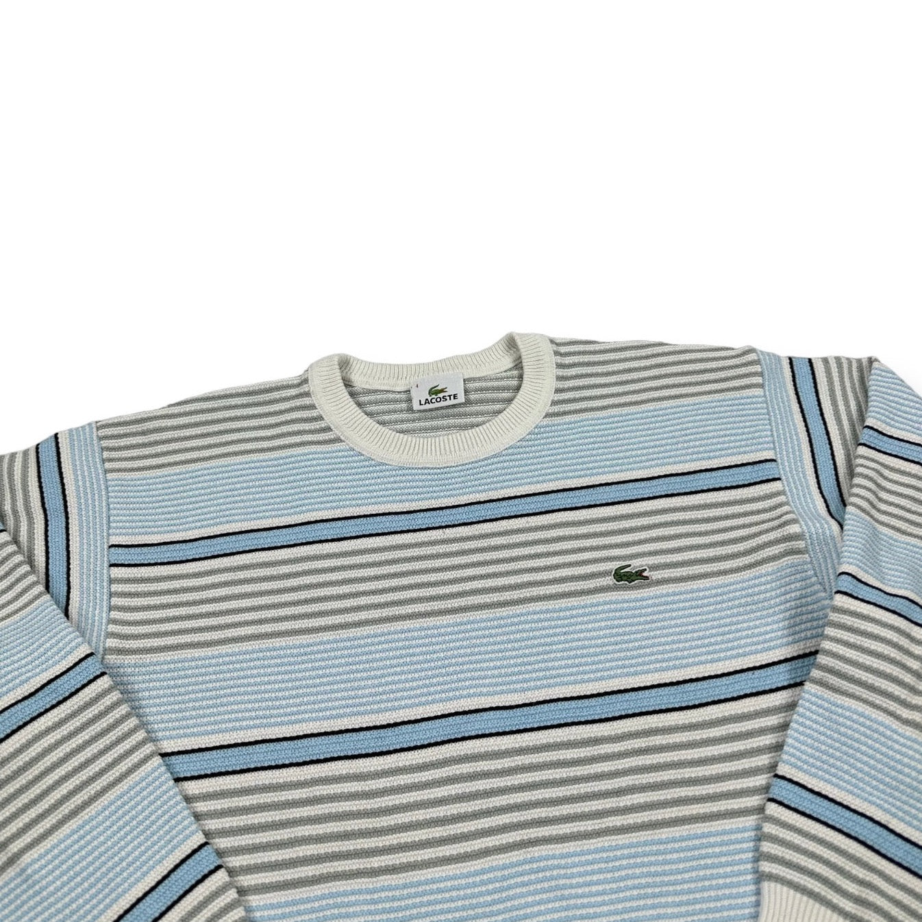 Lacoste Vintage babyblue knit Sweatshirt