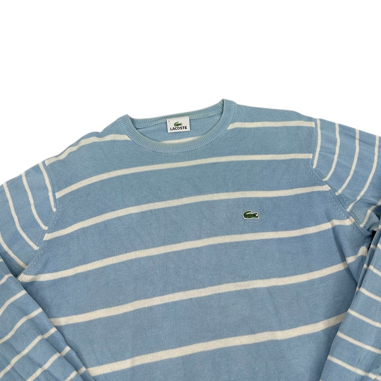 Lacoste Vintage babyblue knit Longsleeve