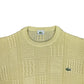Lacoste Vintage yellow knit Sweatshirt