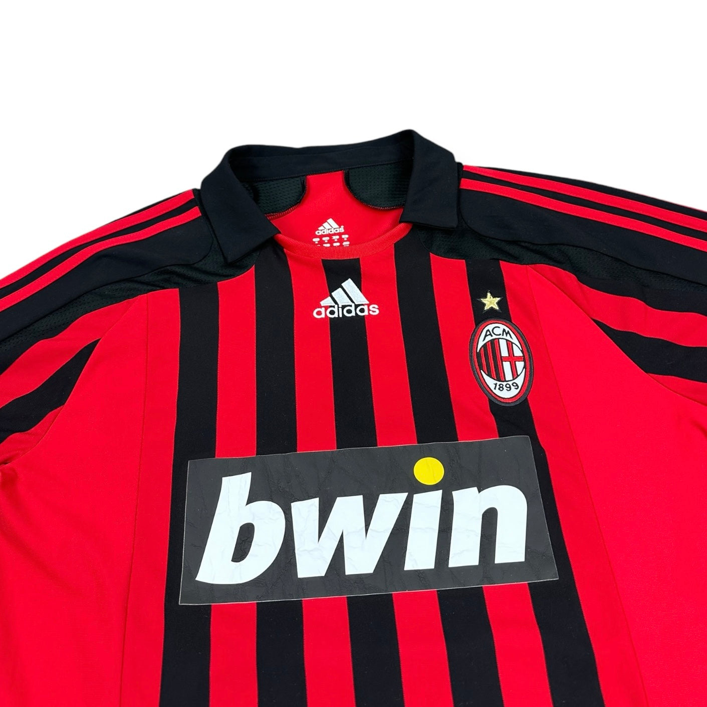 Adidas Vintage red AC Milan Jersey 2007/08