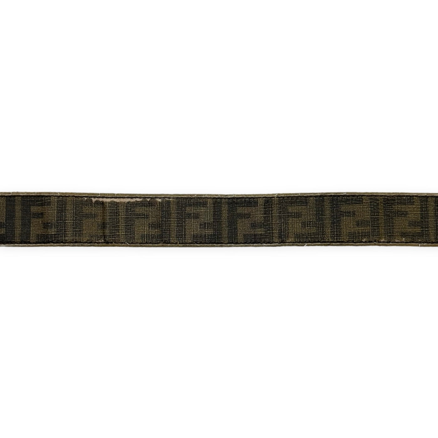 Fendi Vintage monogram leather belt