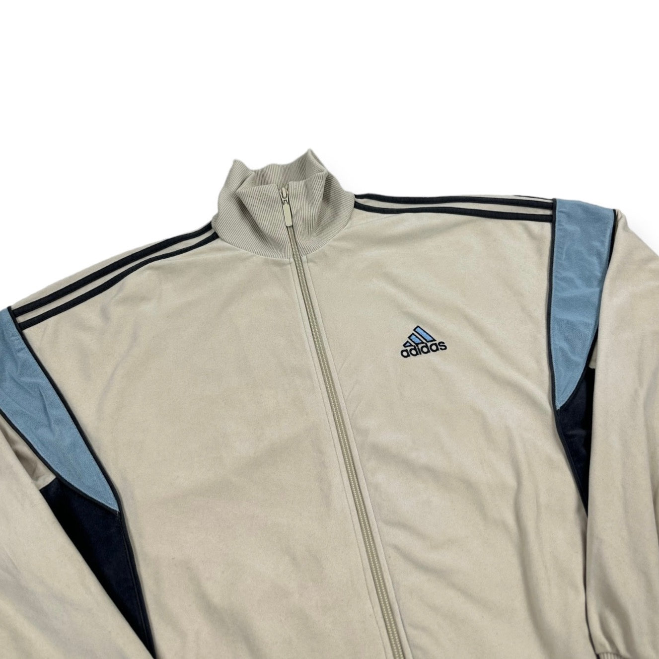 Adidas Vintage beige velours Trackjacket