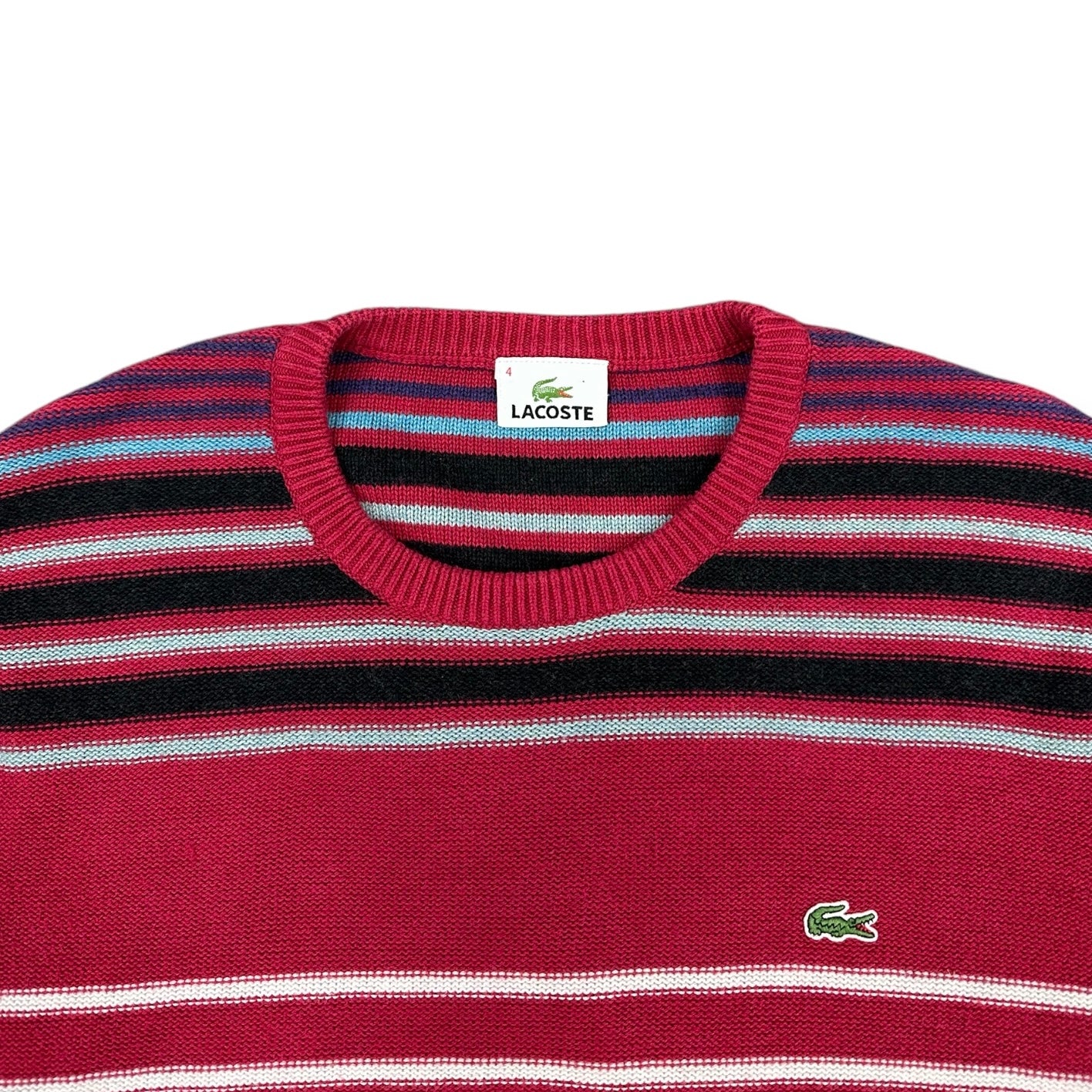 Lacoste Vintage red knit Sweatshirt