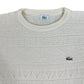 Lacoste Vintage creme knit Sweatshirt