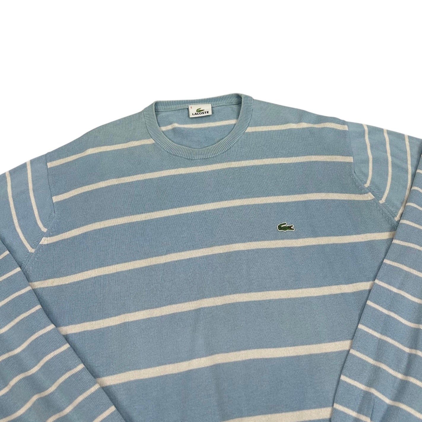Lacoste Vintage babyblue knit Sweatshirt