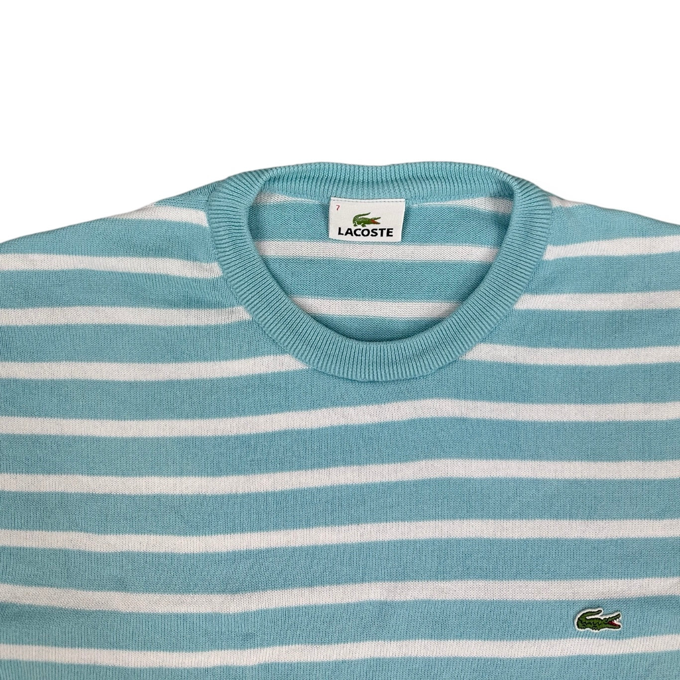 Lacoste Vintage babyblue knit Longsleeve