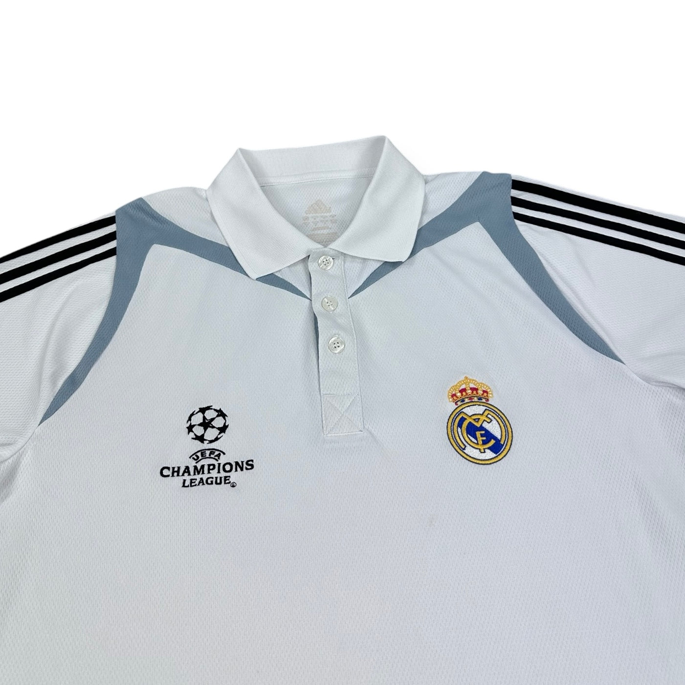 Adidas Vintage white Real Madrid Polo Shirt