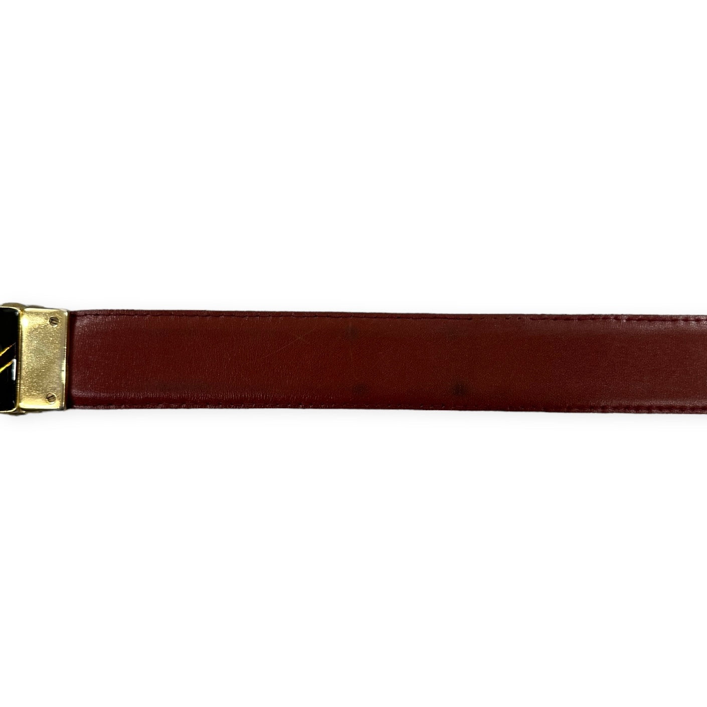 Yves Saint Laurent Vintage brown leather belt