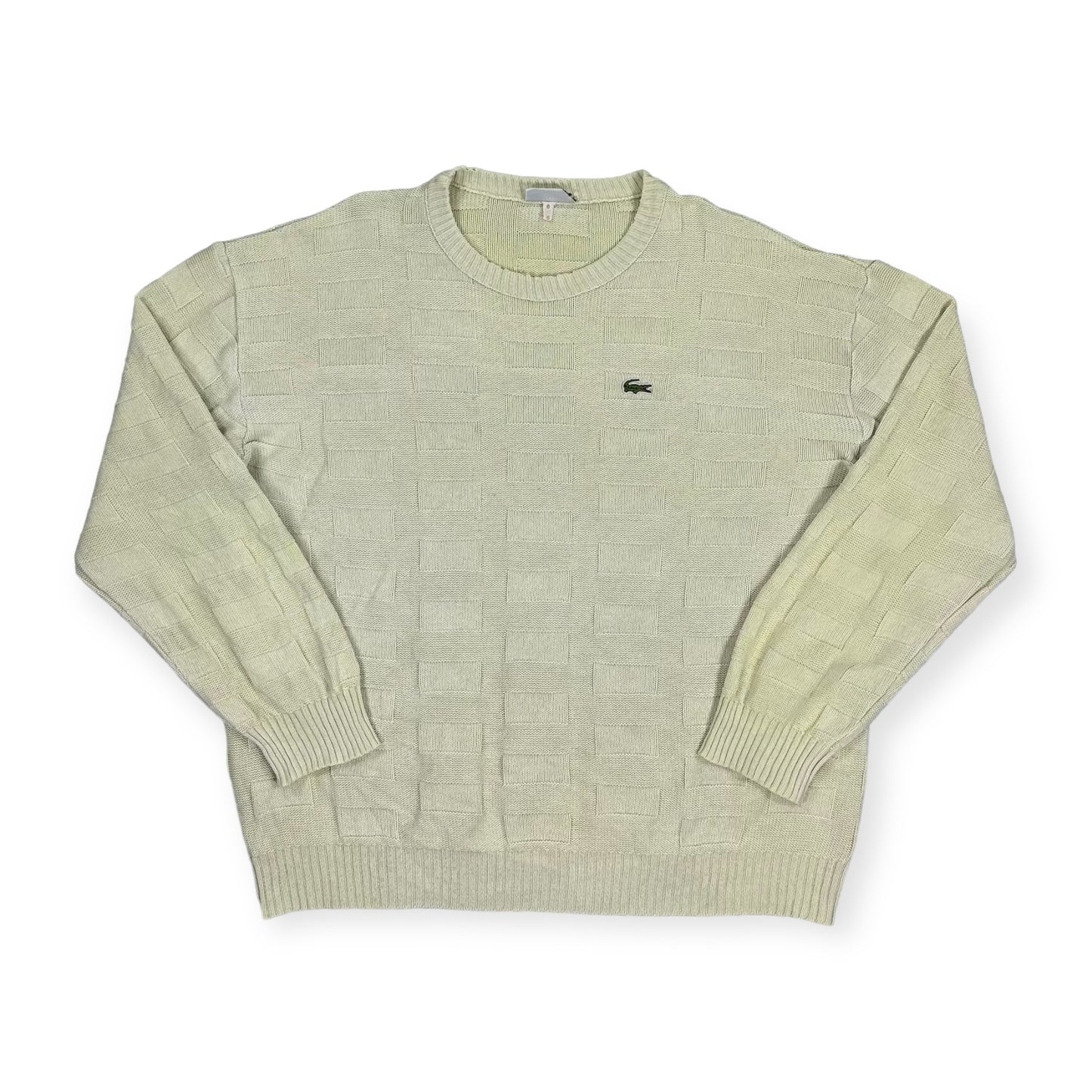 Lacoste Vintage creme knit Sweatshirt