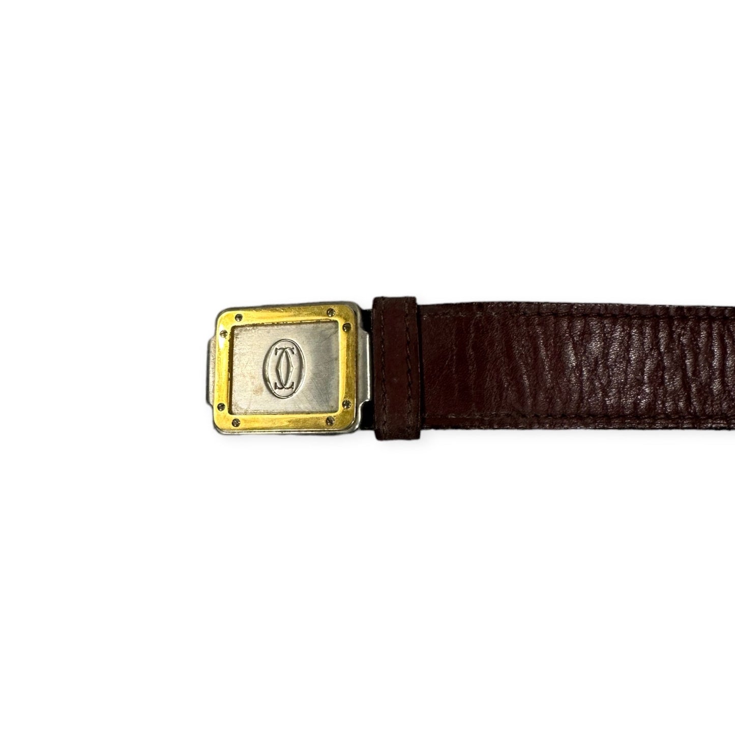 Cartier Vintage brown belt