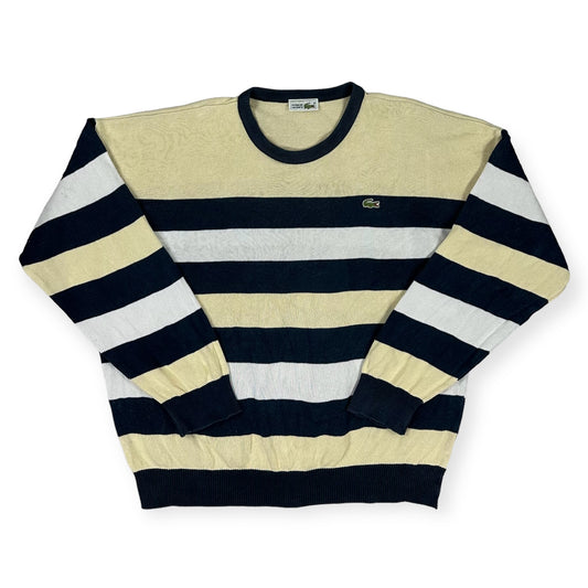 Lacoste Vintage beige knit Sweatshirt