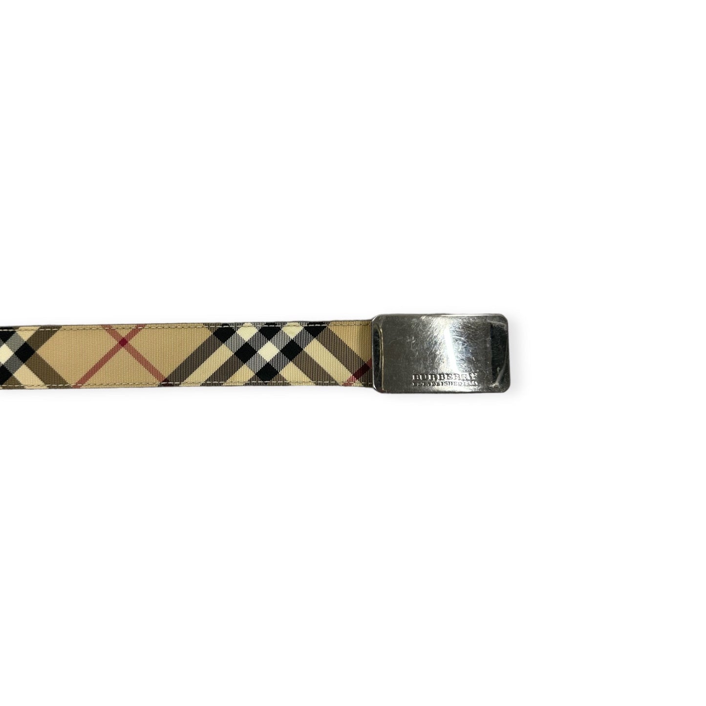 Burberry Vintage beige leather belt