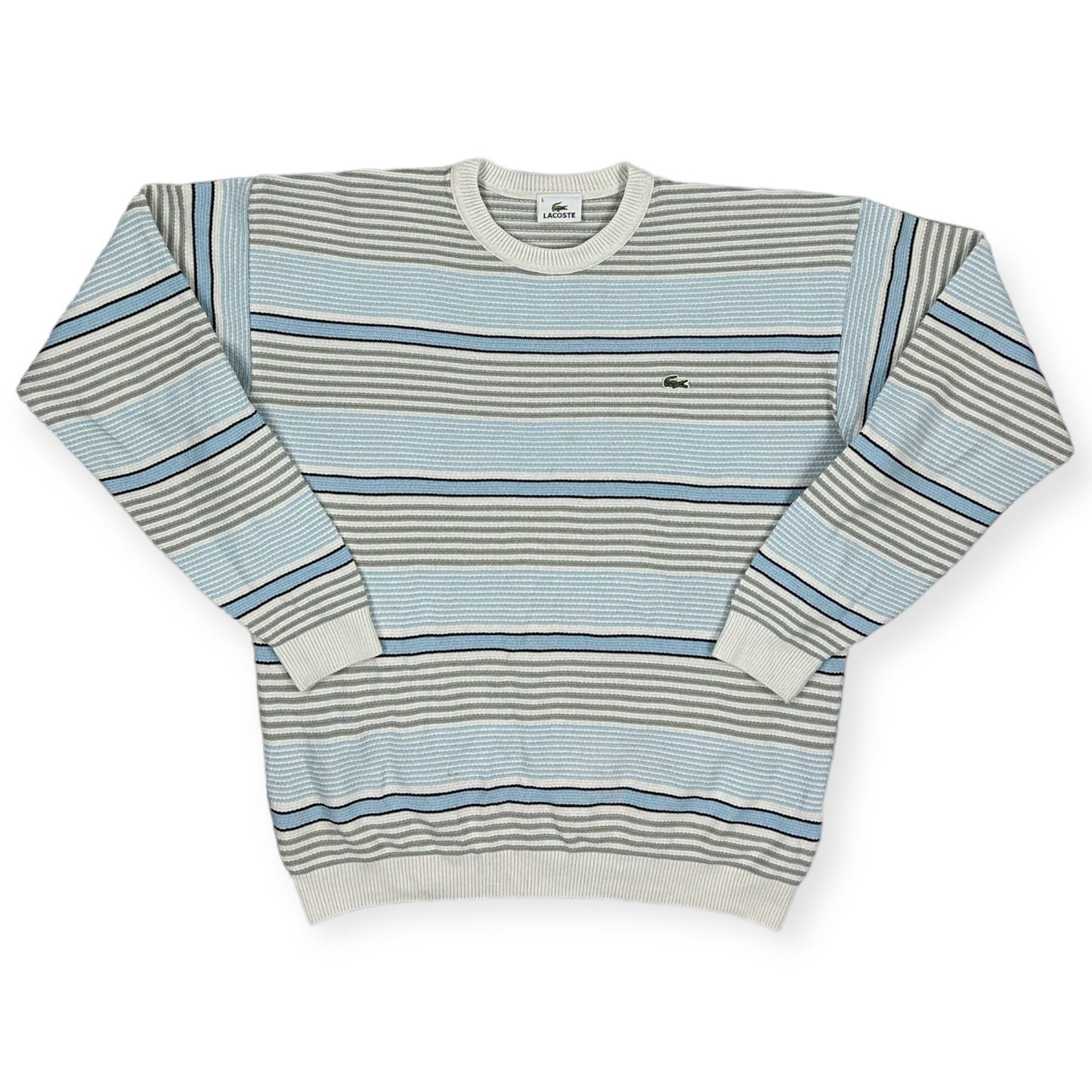 Lacoste Vintage babyblue knit Sweatshirt