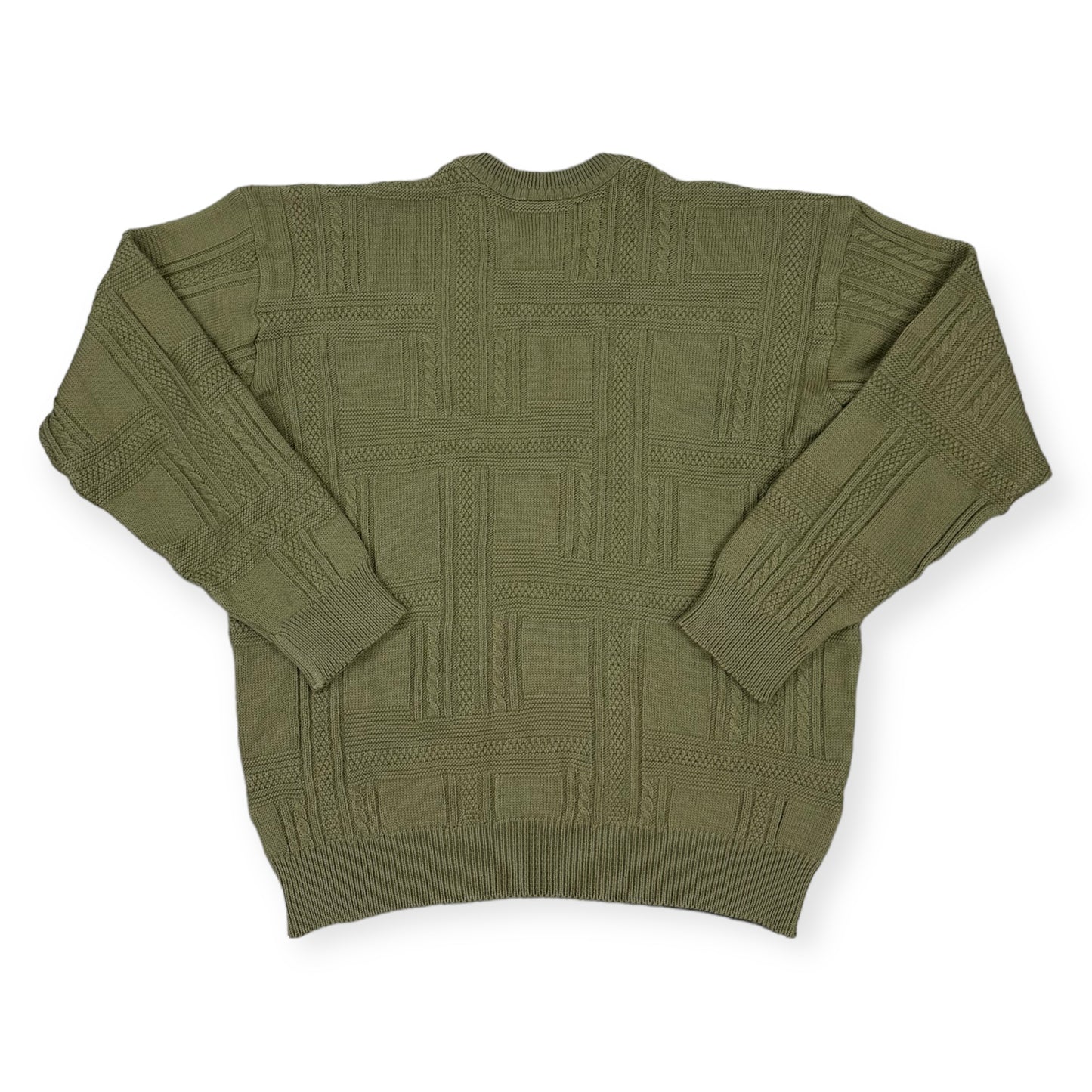 Lacoste Vintage khaki knit Sweatshirt