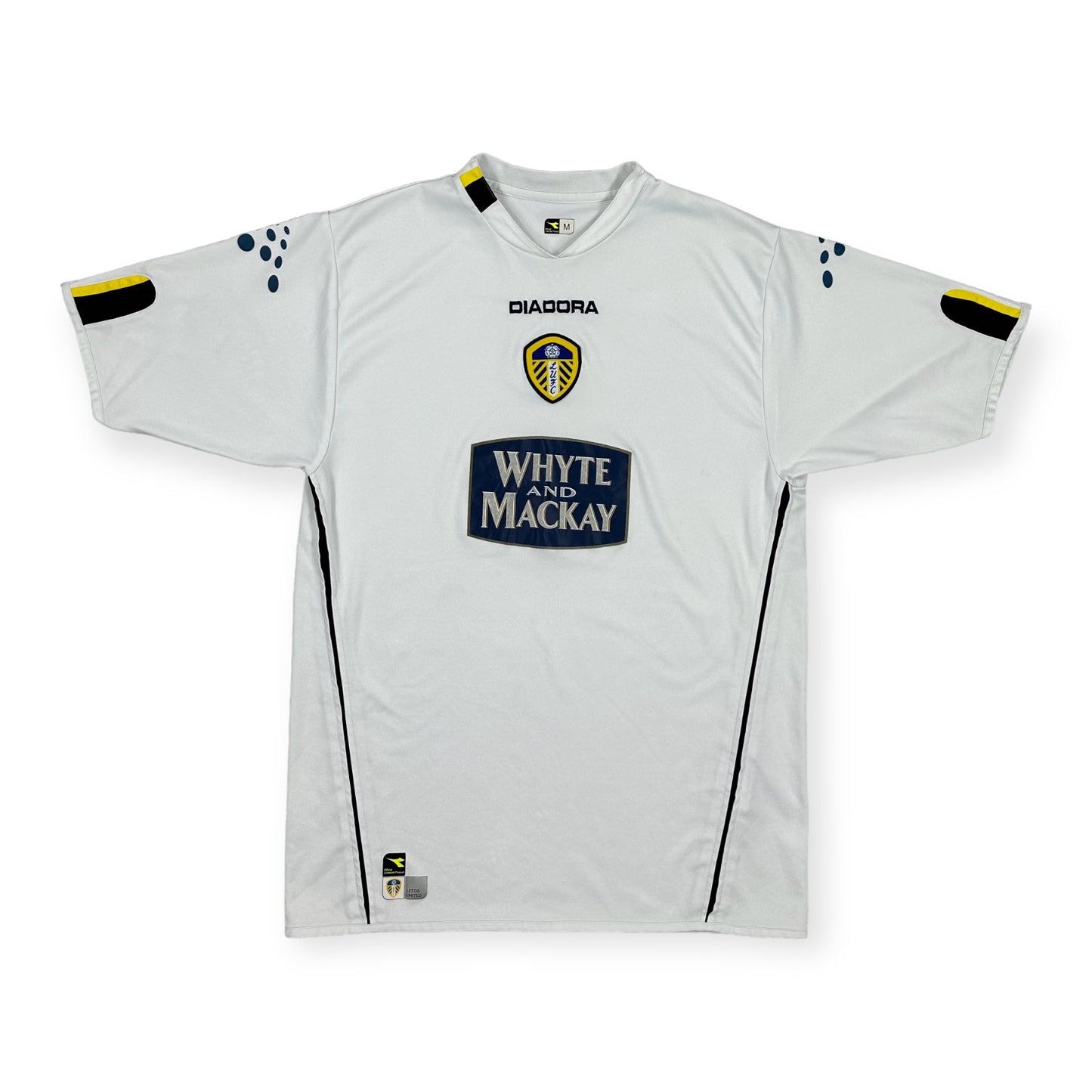 Diadora Vintage white Leeds United Jersey 2004/05