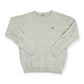 Lacoste Vintage white knit Sweatshirt