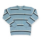 Lacoste Sport Vintage babyblue knit Sweatshirt