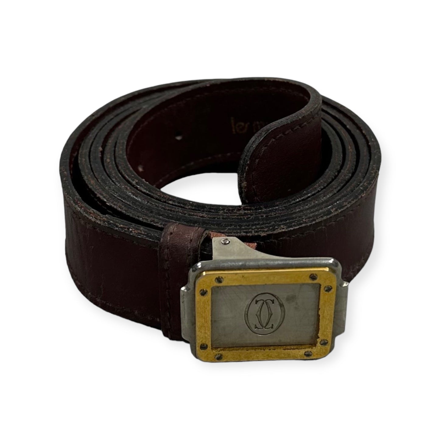 Cartier Vintage brown belt