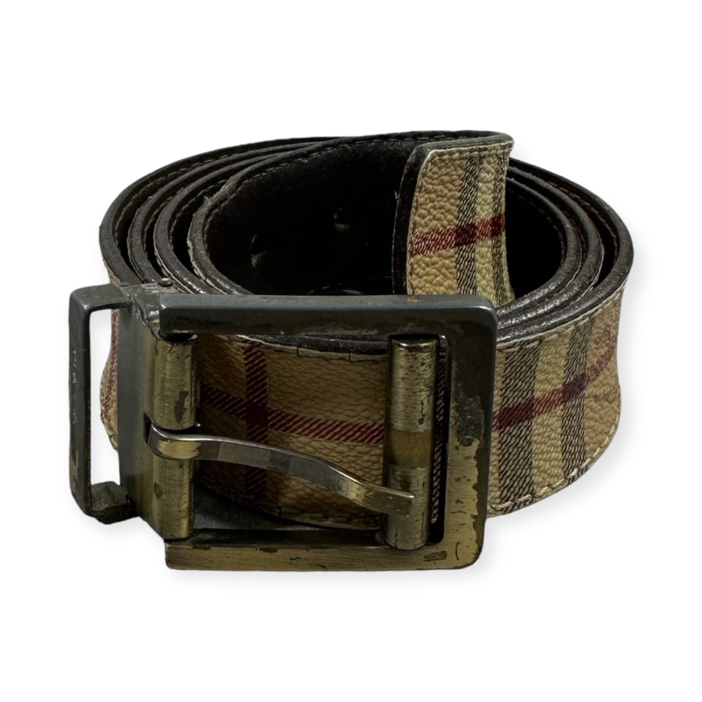 Burberry Vintage beige leather belt