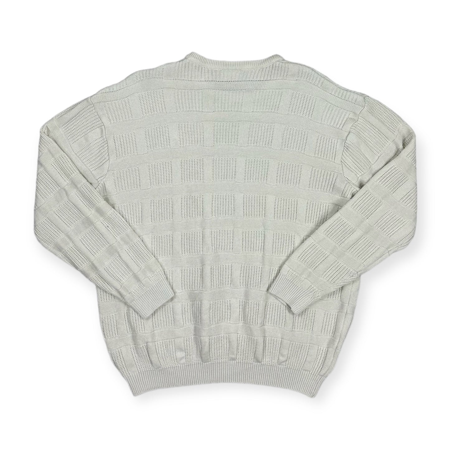 Lacoste Vintage white knit Sweatshirt