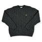 Lacoste Vintage dark grey knit Sweatshirt