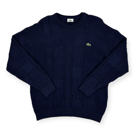 Lacoste Vintage purple knit Sweatshirt