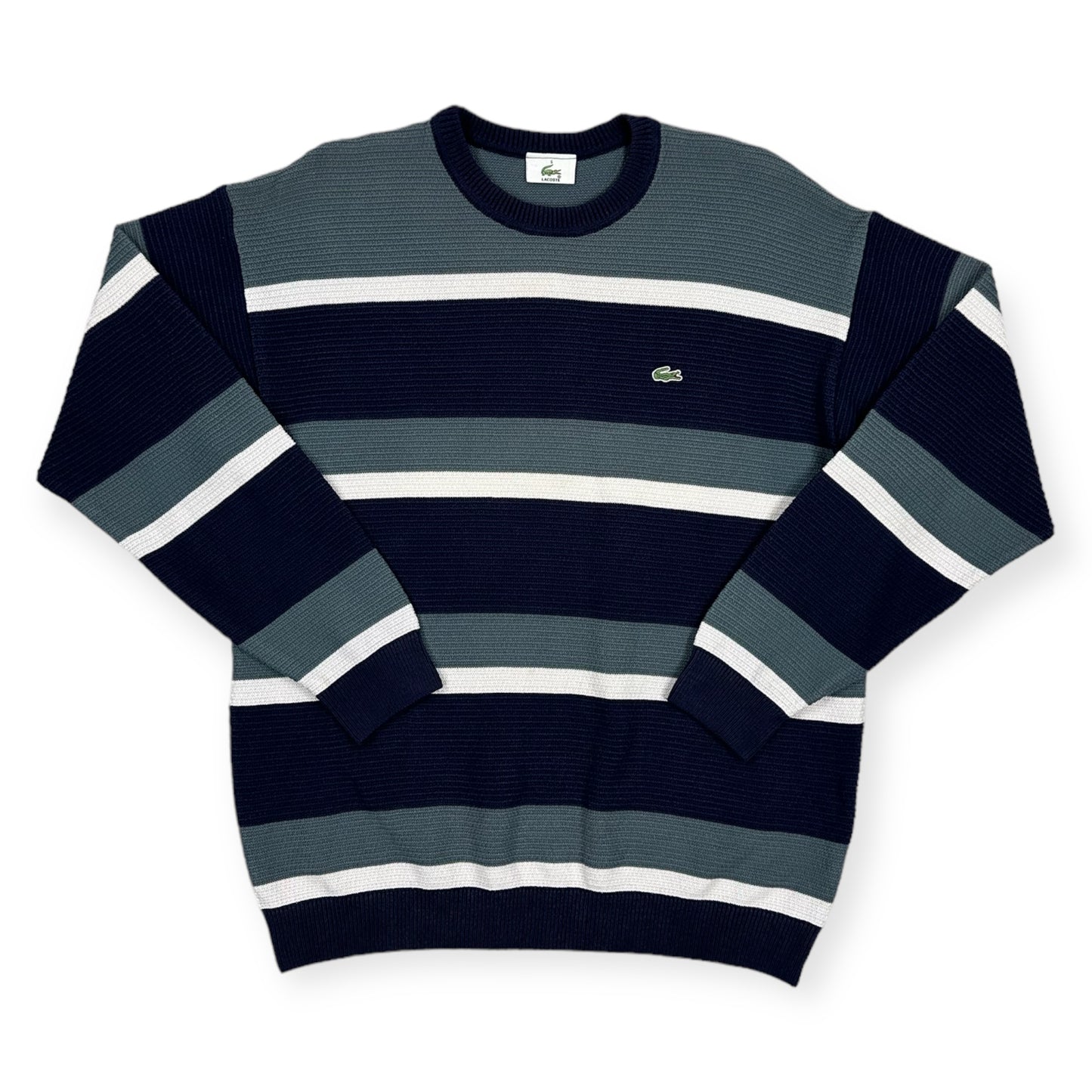 Lacoste Vintage navy blue knit Sweatshirt