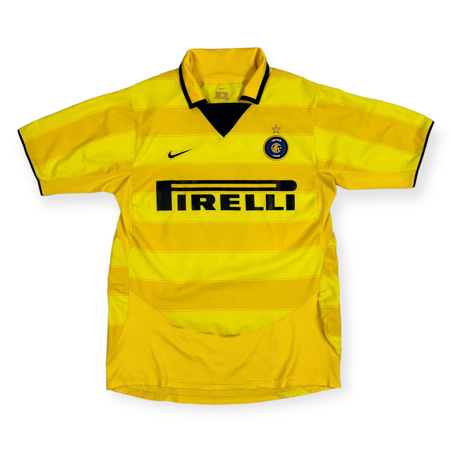 Nike Vintage yellow Inter Milan Jersey 2003/04