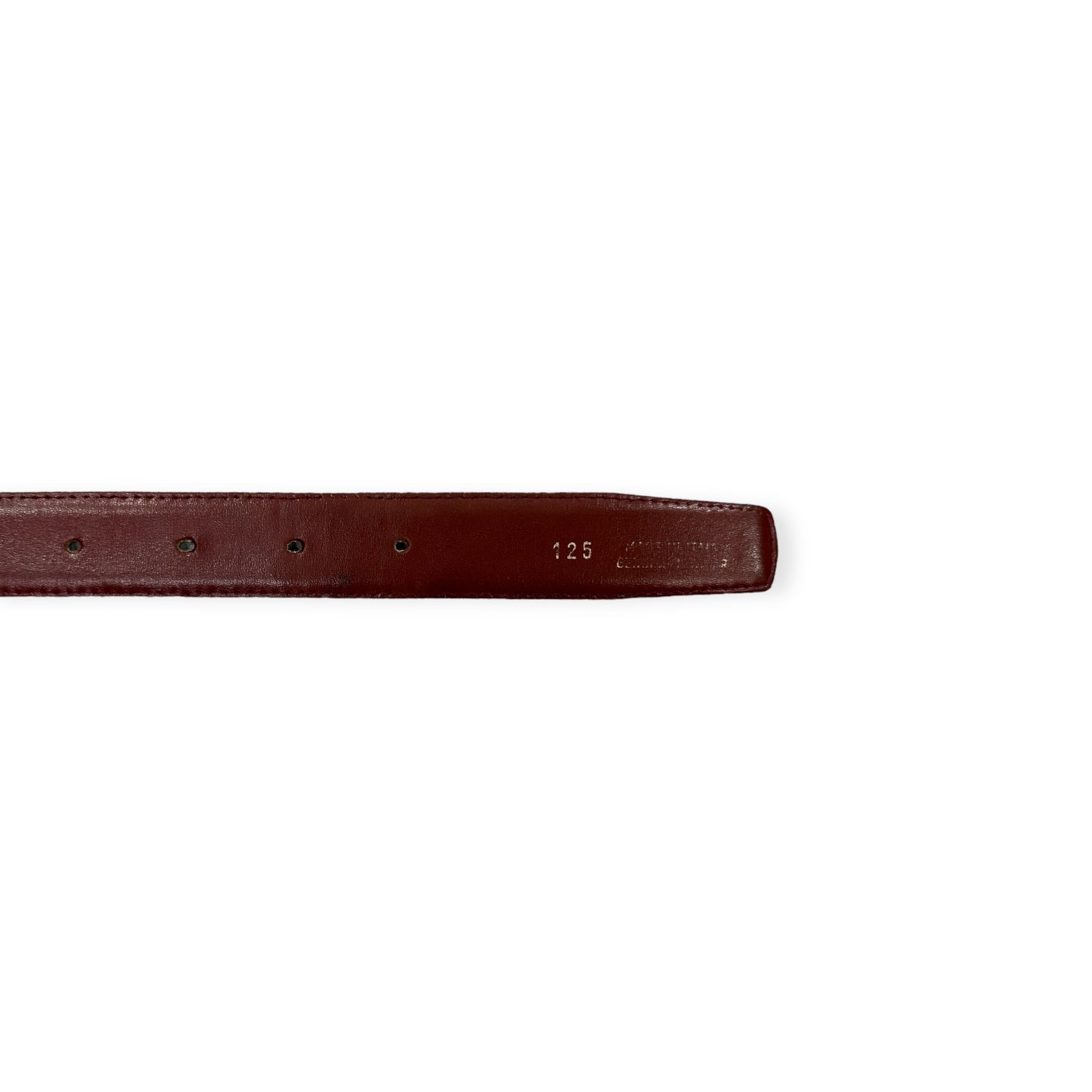 Yves Saint Laurent Vintage brown leather belt