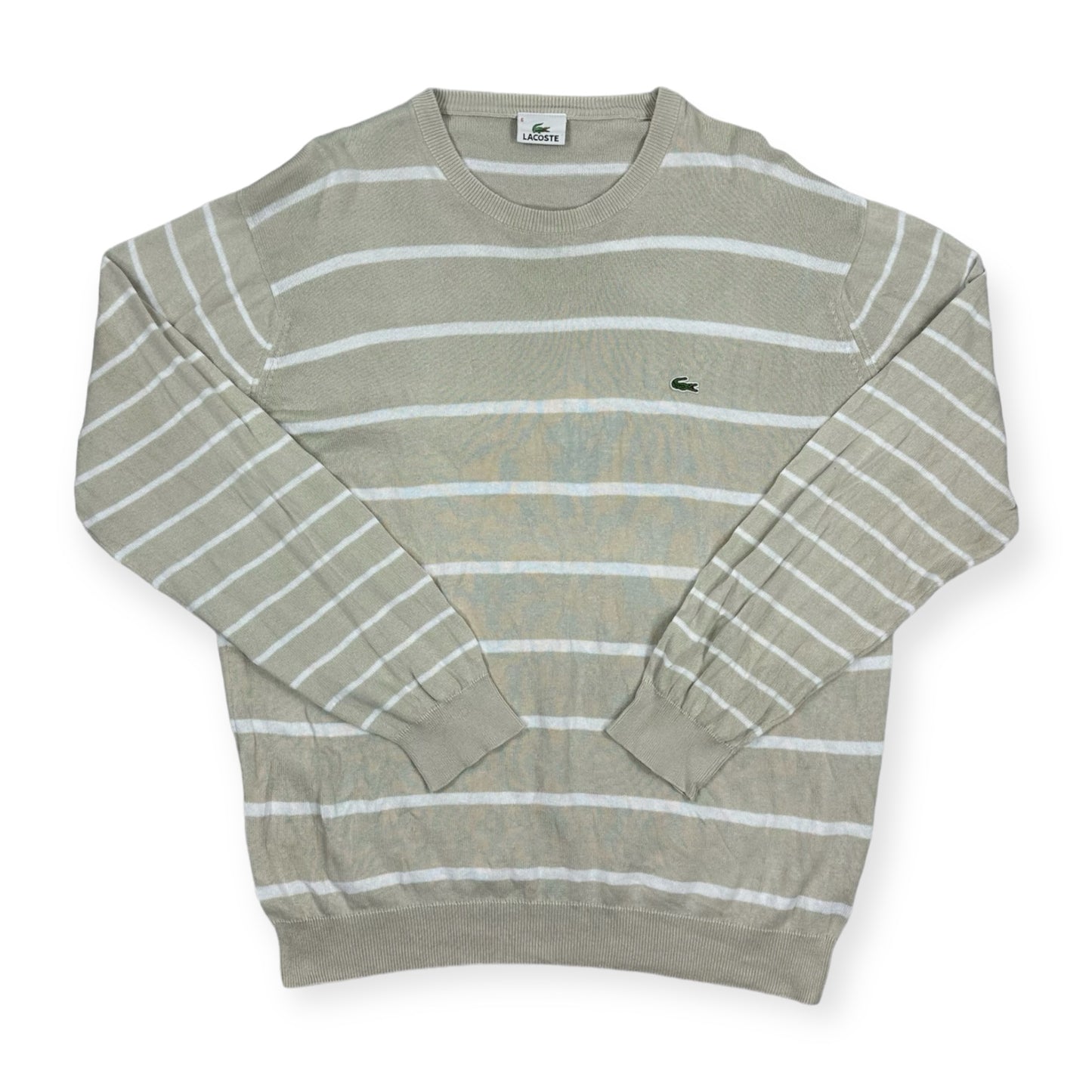 Lacoste Vintage beige knit Longsleeve