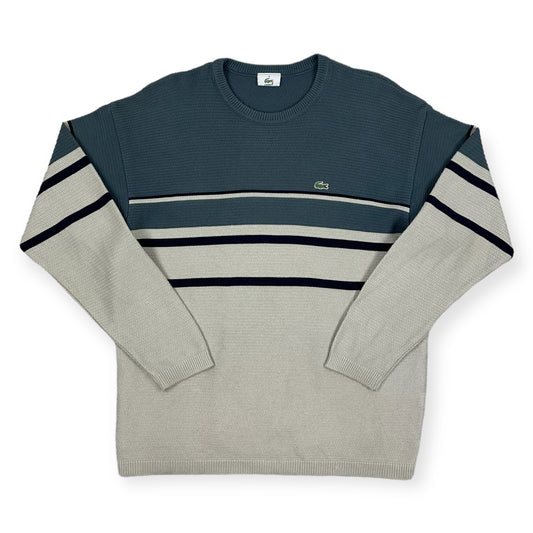 Lacoste Vintage beige knit Sweatshirt