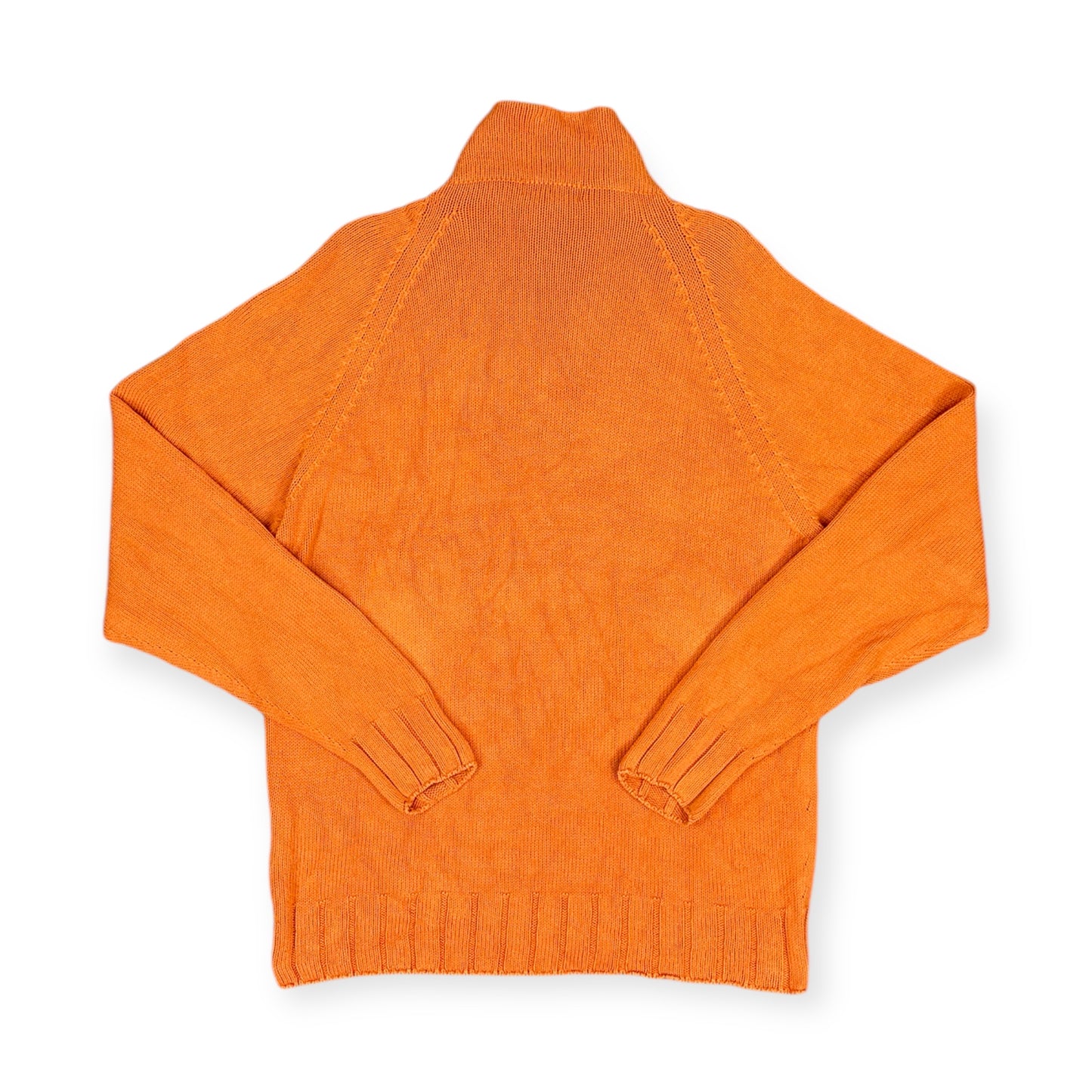 Burberry Vintage orange half zip knit Sweatshirt