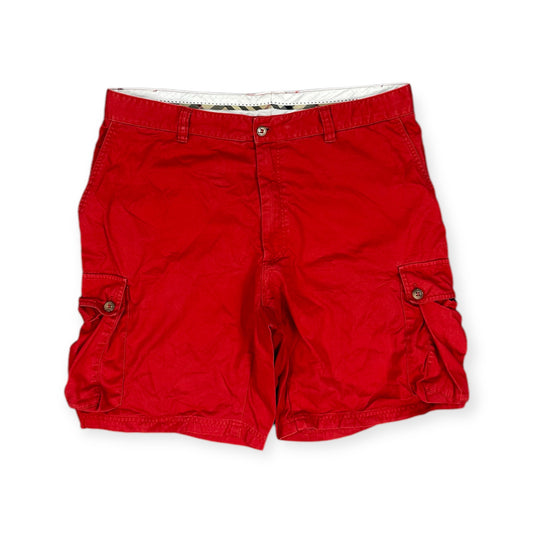 Burberry Vintage red Cargo Shorts