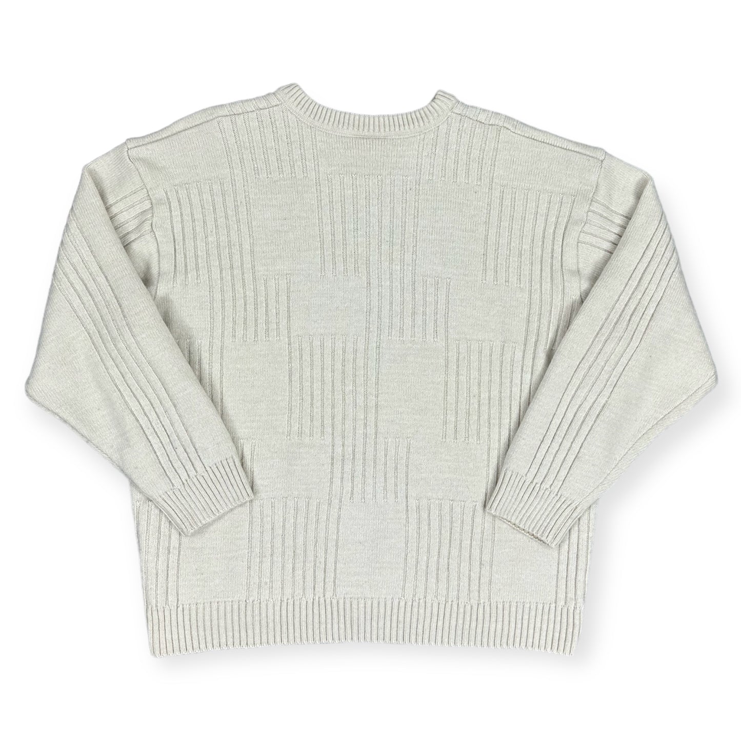 Lacoste Vintage beige knit Sweatshirt