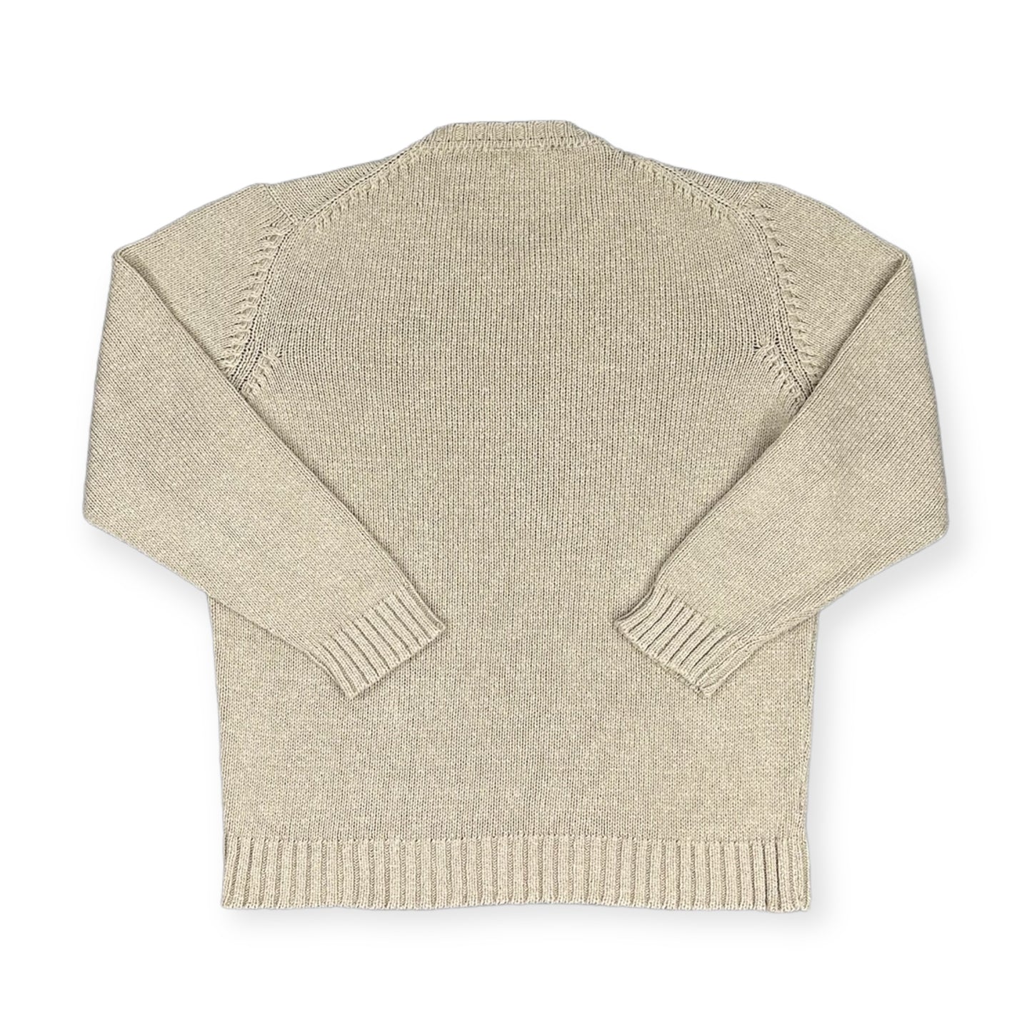 Lacoste Vintage beige knit Sweatshirt