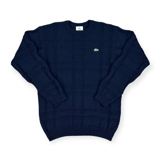 Lacoste Vintage navy blue knit Sweatshirt