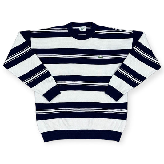 Lacoste Vintage navy blue knit Sweatshirt