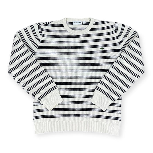 Lacoste Vintage creme knit Sweatshirt